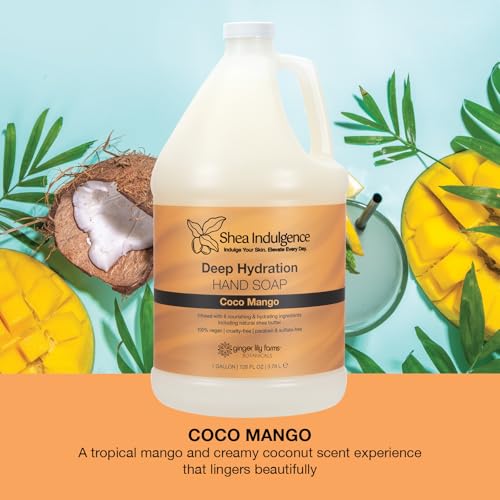 Ginger Lily Farms Shea Indulgence Hand Soap - Coco Mango, 128oz Refill