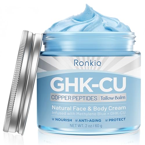 GHK-Cu Peptide Face Moisturizer for Dry Sensitive Skin - 2oz