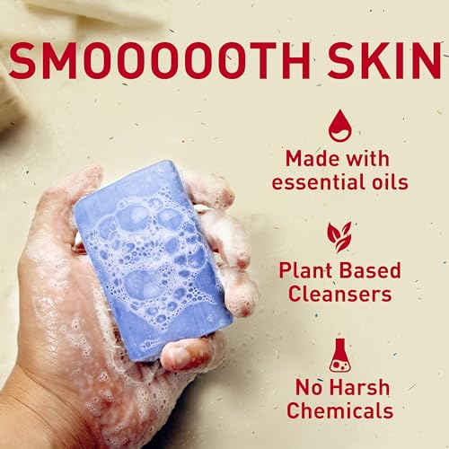 Old Spice Men's Bar Soap, Seas The Day Eucalyptus and Coconut Cream Scent, 10x More Moisturizers for Smooth Skin with Mild Exfoliators & Plant Based Cleansers, 5.0 oz