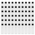 60 Pack 4 Oz Clear Plastic Travel Bottles with Flip Caps - Refillable Shampoo & Lotion Containers