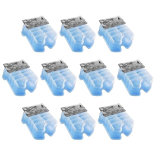 Clark Shaving Co. Refill Cartridges for Braun Clean & Renew 10-Pack - Lemon Fresh, 4.5"