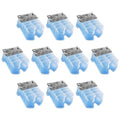 Clark Shaving Co. Refill Cartridges for Braun Clean & Renew 10-Pack - Lemon Fresh, 4.5"