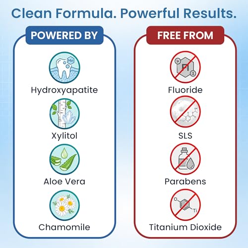 Pearlie White Hydroxyapatite Toothpaste 3.8oz 2-Pack - Repair Enamel, Sensitive Care