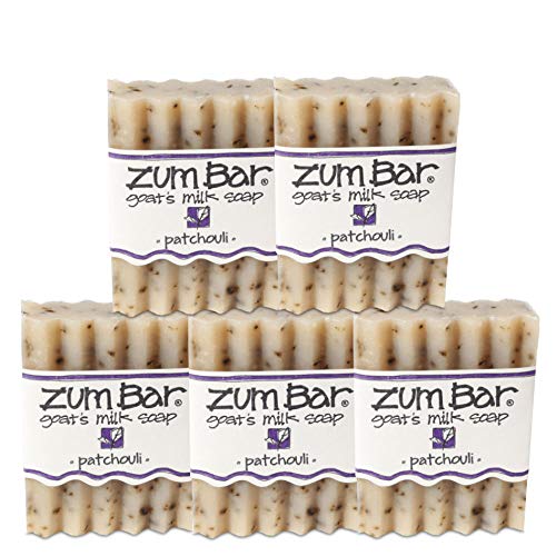 Indigo Wild Zum Bar Goat's Milk Soap with Patchouli - 15 Ounce Pack of 1, Handmade Organic