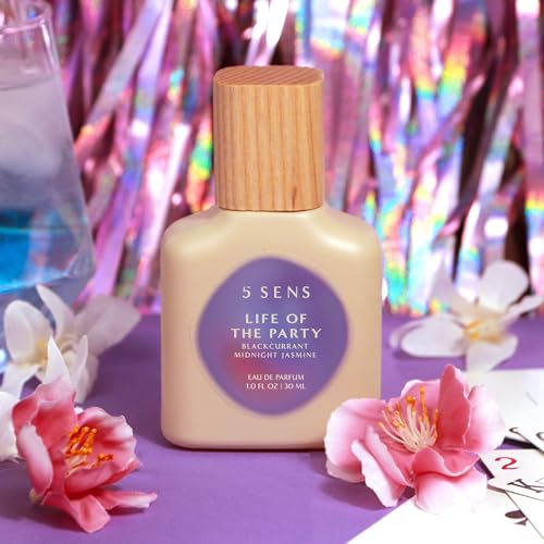 5 SENS Life of the Party Eau de Parfum 1 Fl Oz - Fruity Floral, Long-Lasting, Vegan & Cruelty-Free