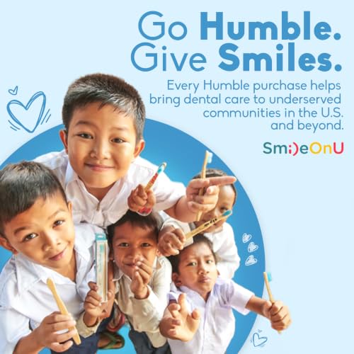 Chewable Toothpaste Tablets with Fluoride - Mint - The Humble Co. - Pack of 180