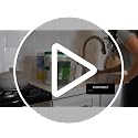 ClearSpace 6 Pack Clear Plastic Storage Bins for Kitchen, Pantry & Fridge