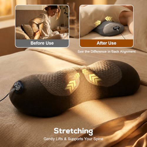 Freebody Smooth Triple Spine Fusion Back Massager with Heat, Vibration & Stretch