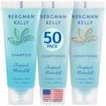 Travel Shampoo & Conditioner Set - Tropical Waterfall Scent, 50 Pack - Bergman Kelly