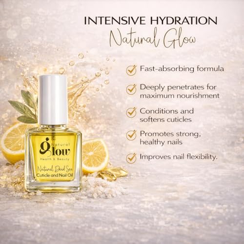 Dead Sea Nail & Cuticle Oil 5ml - Strengthens & Deeply Moisturizes Dry Nails