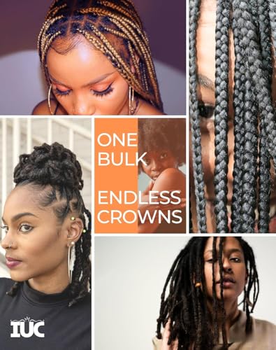 Natural Black Afro Kinky Human Hair for Braiding - 16 Inch, 50g - Unprocessed, Tangle-Free, Heat-Stylable