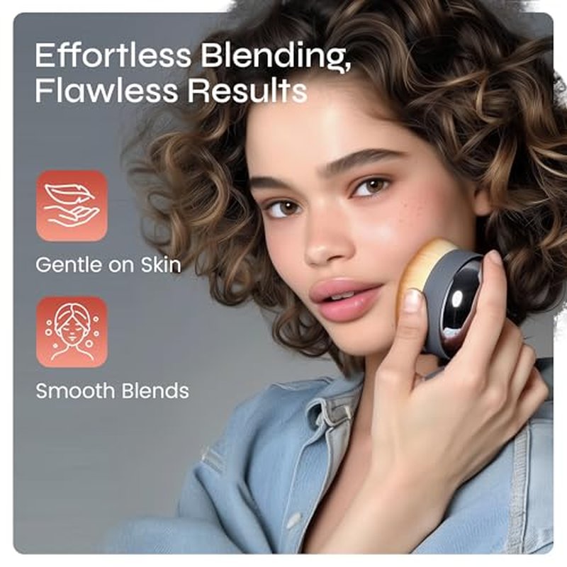 Artis Elite Palm Makeup Brush Luxury Synthetic Cosmefibre Brush Ideal For Foundation, SPF, Skincare Use With Liquids, Powders, and Creams Creates A Streak-Free Application
