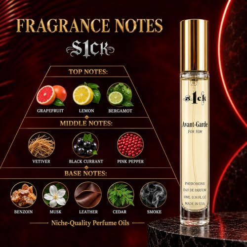 Avante-Garde Pheromone Cologne for Men – Long-Lasting Attraction Perfume 10mL