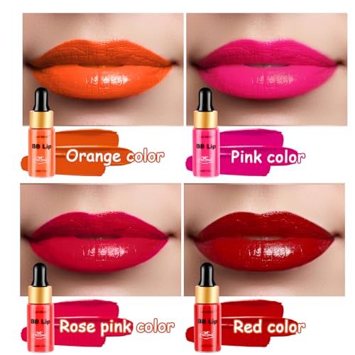 TRESSON BB Lips Serum Starter Kit - 4 Color Lip Gloss & Treatment Set