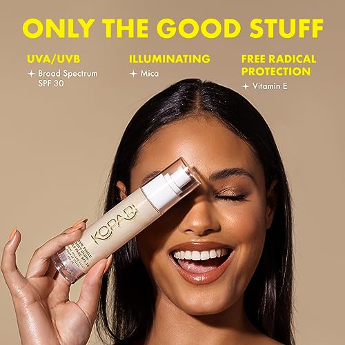 Daily SPF 30 Sunscreen with Sheer Glow and Hydration - Lightweight Face Protector