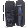 LinMei Hard Storage Travel Case Compatible for Micro Touch Solo Full Body Trimmer and Shaver - Sturdy and Protective (Case & 2 Brush Only)