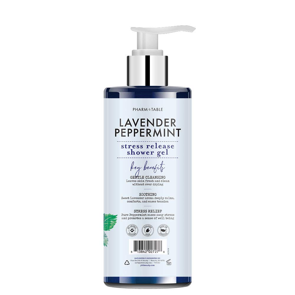 Pharm to Table Stress Release/Lavender & Peppermint Shower Gel Body Wash 32oz / 960m
