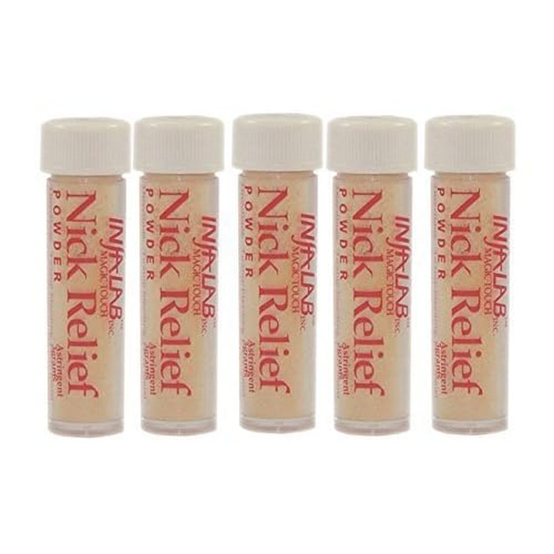 Infalab Nick Relief Styptic Powder, 5 Count