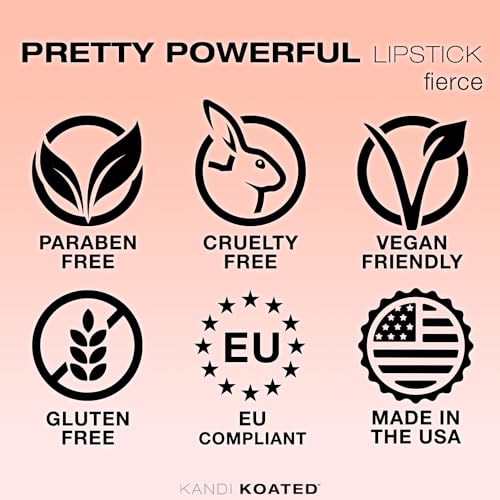 Kandi Koated Fierce Matte Lipstick by Kandi Burruss - Creamy, Rich, Paraben-Free Lip Color