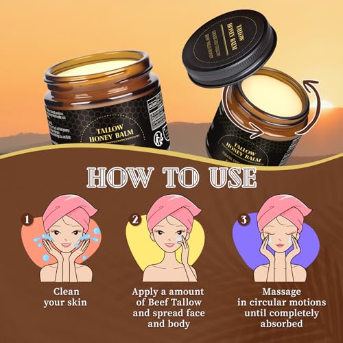 Lip Mask Overnight with Hyaluronic Acid & Collagen, Lip Sleeping Mask for Dry Cracked Lips, Moisturizing, Hydrating, Exfoliating Night Treatment for Lip Care (Peach) (0.7, Honey)