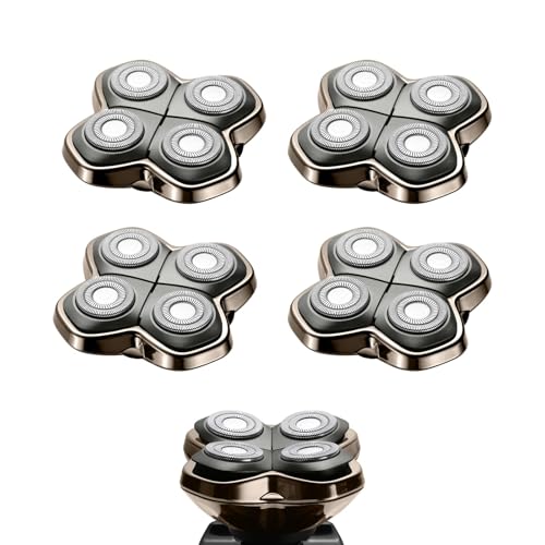 COSYONALL Shaver PRO 4 Head Replacement Blades 4 Pack for Skull Shaver