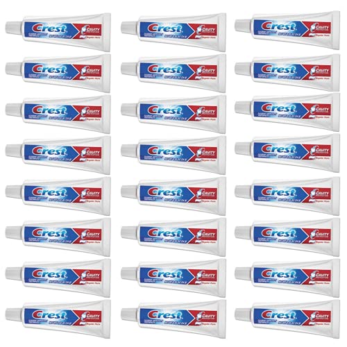 Crest Travel Size Cavity Protection Toothpaste 24 Pack - Fluoride Enamel Support