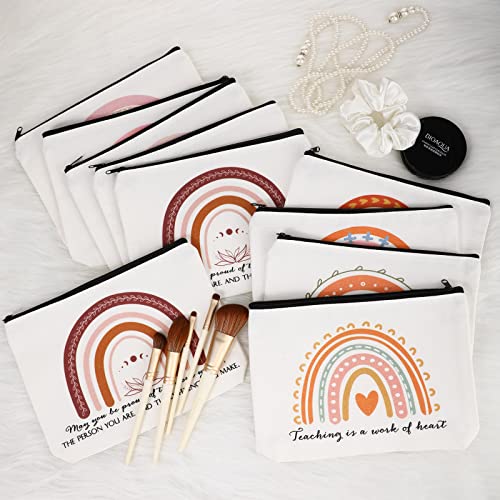 Elegant 30 Pcs Christmas Teacher Appreciation Gifts Bulk with Rainbow Themed Bags