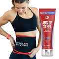 SteelFit Firming Lotion & Waist Trainer Belt Workout Bundle