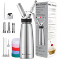 Professional Stainless Steel Whipped Cream Dispenser 500ml for Home & Commercial Use