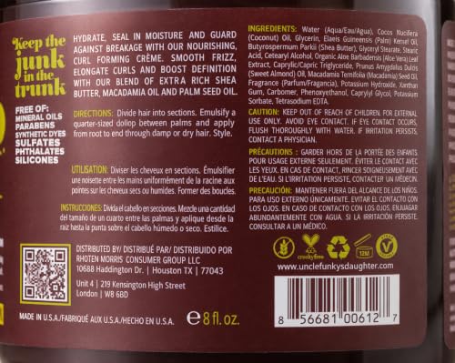 Extra Butter Curl Forming Creme - 8 oz Pack of 1 for Defined Soft Curls