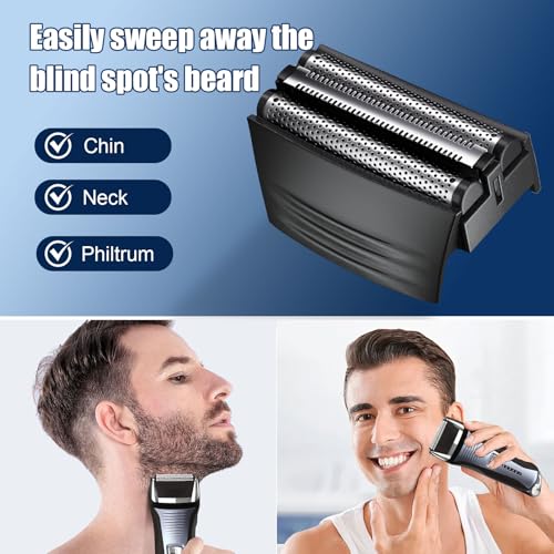 Shaver Replacement Foil Compatible with Remington TITANIUM-X Flex & Pivot Foil and Cutter F5800 & F7800 £¬2packs