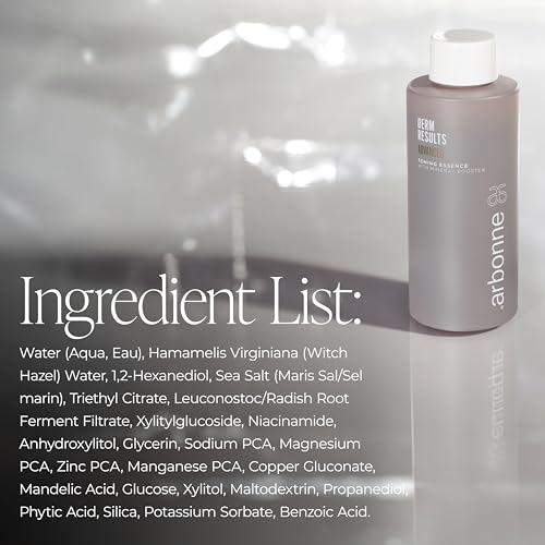 Arbonne DermResults Advanced Toner with Mineral Booster 3.4 fl oz – Hydrating pH-Balancing Toner