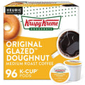 Krispy Kreme Original Glazed Doughnut Flavored Coffee Pods - 96 Count, Keurig Compatible, Medium Roast, Recyclable