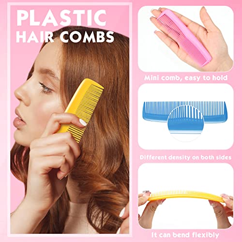 Gerrii 56 Pcs Mini Hair Comb & Brush Set - Classic Color