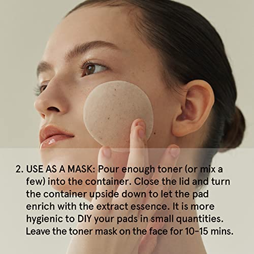 ONE THING Multi Big Pads Special Pack 70 PCS + 120 Refill | DIY Dry Toner Pads, Large Size Exfoliating Soft Lightweight Cotton Face Rounds | Korean Skin Care