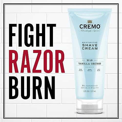Cremo Coconut Mango Moisturizing Shave Cream, Astonishingly Superior Ultra-Slick Shaving Cream & Vanilla Orchid Moisturizing Shave Cream, Astonishingly Superior Ultra-Slick Shaving Cream