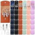 Vintage 60 Sets Travel Manicure Set 7-in-1 Stainless Steel Nail Kit