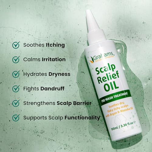 Scalp Relief Oil - Natural Dry, Itchy & Flaky Scalp Treatment, Hydrating & Soothing - 3.38 fl oz - Variation of This Listing
