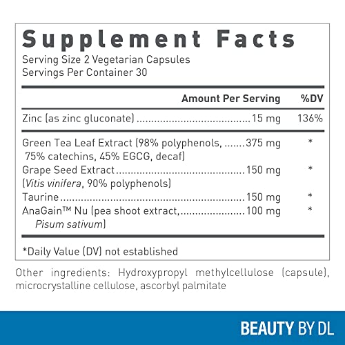 Hair Growth with Pea Shoot Extract & Polyphenols - 60 Vegetarian Capsules