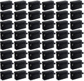 Travel Toiletry Bag for Men Women Black 48 pcs Water-Resistant Hanging Cosmetic Organizer
