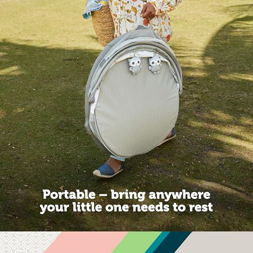 Portable Baby Bassinet with Canopy - Safe Sleep & Travel Bed for Infants