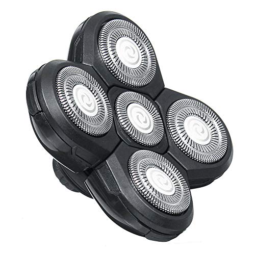 5 Head Shaver Replacement Blades for Electric Razor - Bald Shaving Tool for Head and Face