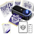 Mini Tattoo Stencil Printer Black - Portable Bluetooth Tattoo Maker TP31