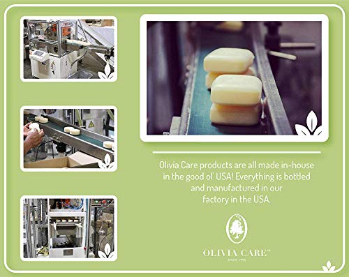 Olivia Care Mandarin & Olive Oil Organic Vegan Bath Bar Soap Pack of 4 - 8oz Each