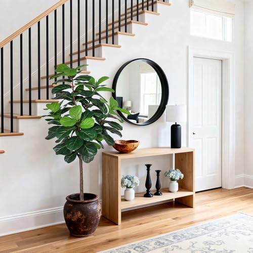 5Ft Artificial Fiddle Leaf Fig Tree Indoor for Home Decor - Faux Plant