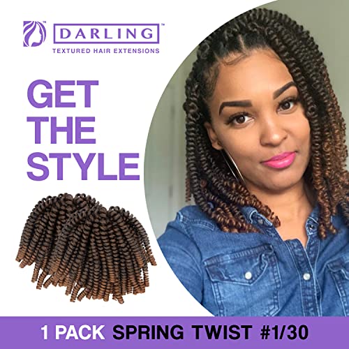 Darling Spring Twist Crochet Hair Extensions 24 Inch Pack of 4 #1/30