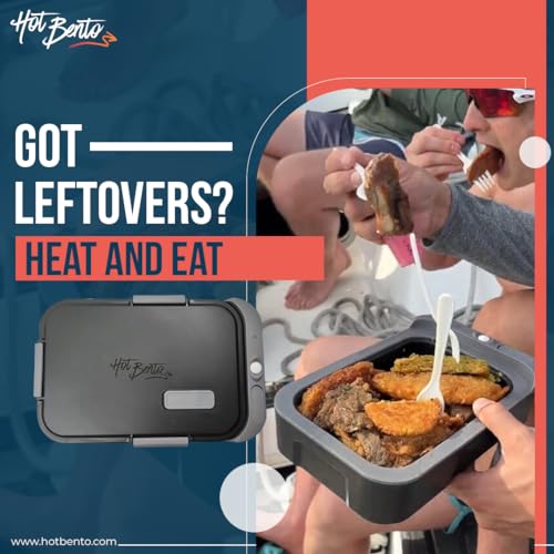 Self Heated Lunch Box with Removable Battery - Portable Food Warmer for Office & Travel