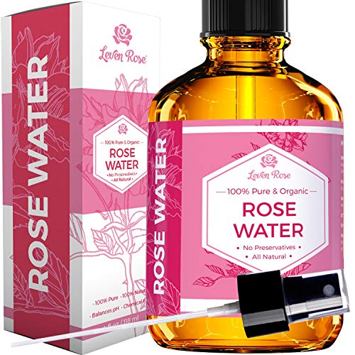 Jojoba Oil and Rose Water Facial Toner Set for Skin & Hair - 4 oz Each