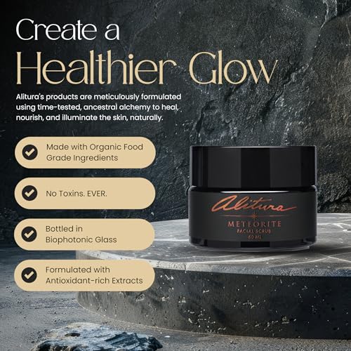 Alitura Meteorite Exfoliating Face & Body Scrub with Pearl, 60ml