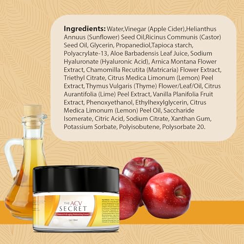 ACV Secret Face & Body Moisturizer 1.01 Fl Oz - Natural Anti-Aging Cream